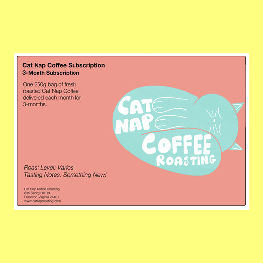 Cat Nap Coffee Subscription (3-month term)