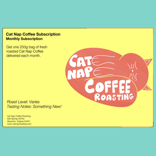 Cat Nap Coffee Subscription - Standard (Monthly)