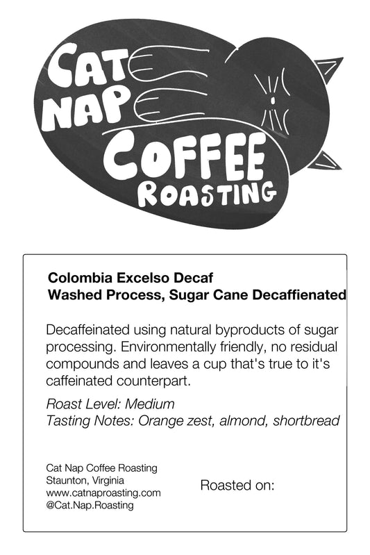 Colombia Excelso EA Sugar Cane Decaf